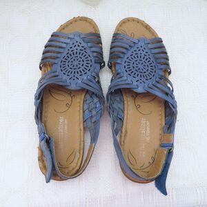 Naturalizer Womens Sandals Wendy 7.5 N Blue Summer Footwear Huarache Style